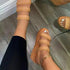 Shoes Women Comfotable Fashion Chain Adjusting Buckle Thick Bottom Sandals