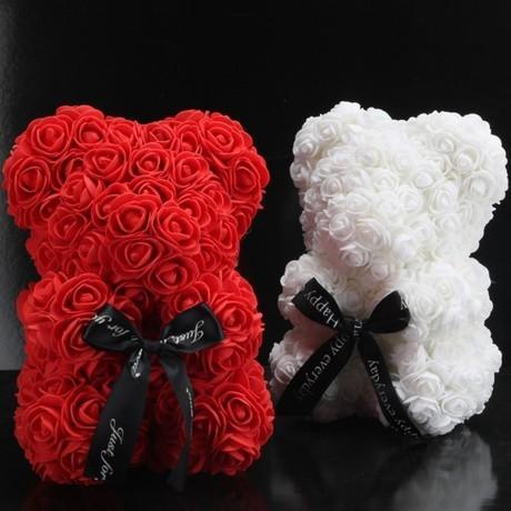 ❤️ Valentines Day Gift Red Rose Teddy Bear ❤️