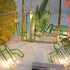 Wrought Iron Cactus Small Hanging Lamp String Lights Colored Lamps Room Layout Decorative Lights