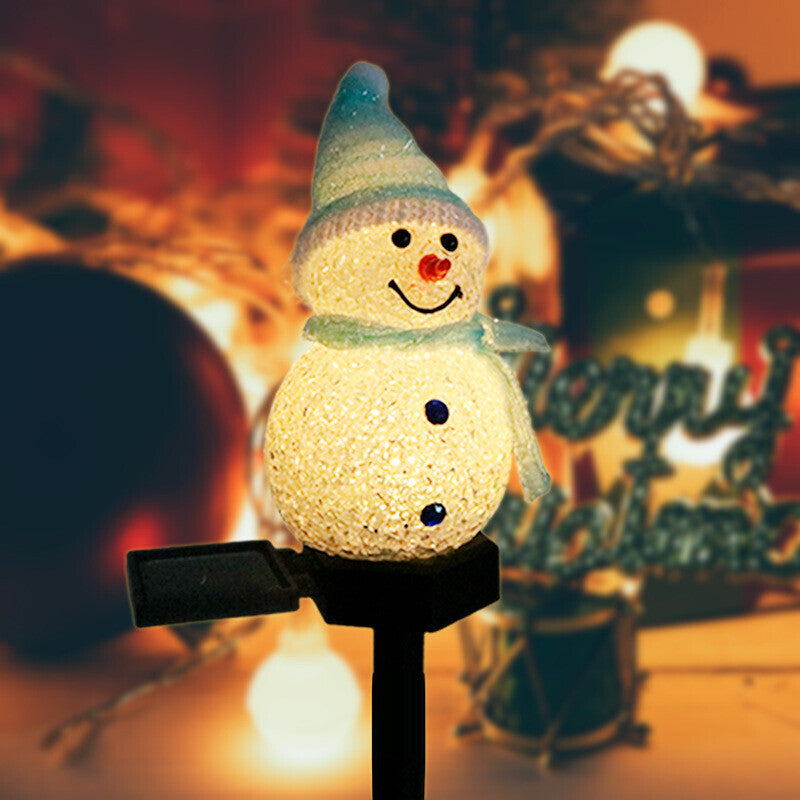 Waterproof Snowman Solar Lamp