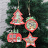 Wooden Sparkle Crafts New Arrived Christmas Tree Pendant