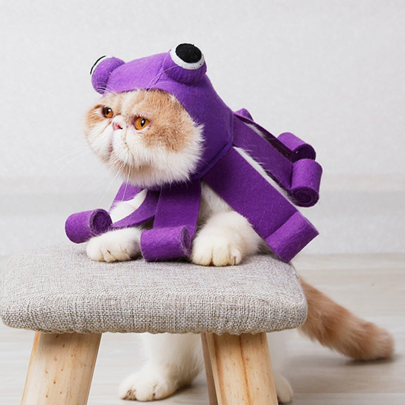 New Octopus Shape Cat Headwear Puppy Kitten