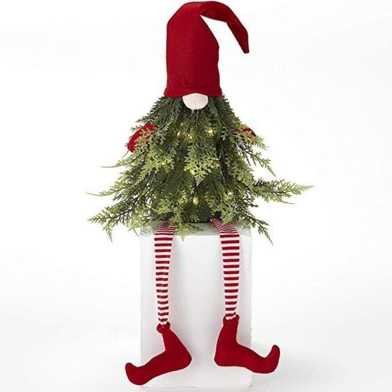 Lighted Christmas Tree Gnome