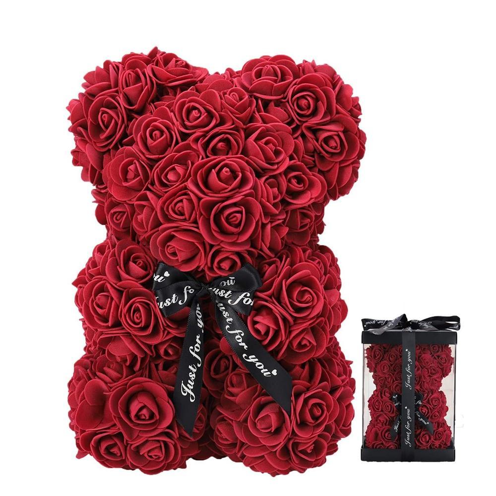 ❤️ Valentines Day Gift Red Rose Teddy Bear ❤️