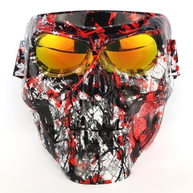 Skull Mask Halloween Decor