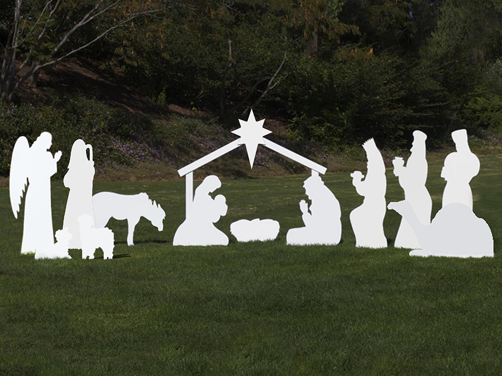 Frontyard Decor Nativity Set
