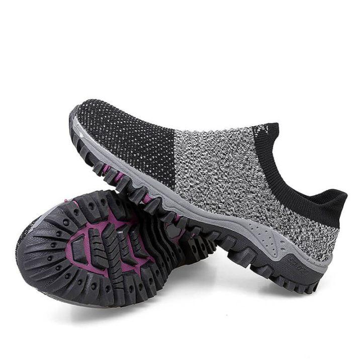 Women breathable antiskid flat shoes
