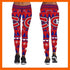 Montreal Canadiens 3D Print YOGA Gym Sports Leggings High Waist Fitness Pant Workout Trousers