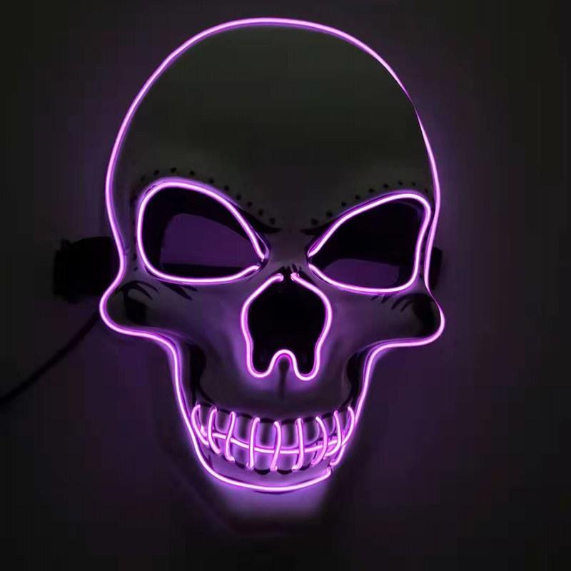 Scary Halloween Skull Led Light Mask
