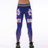 New York Giants 3D Print YOGA Gym Sports Leggings High Waist Fitness Pant Workout Trousers